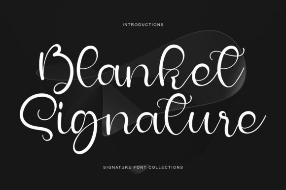 Blanket Signature Font: A Modern Handwritten Asset for Digital Design