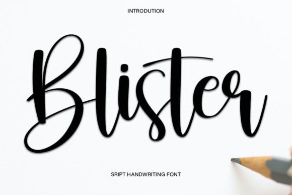 Blister: A Friendly Handwritten Font for Branding Your Business