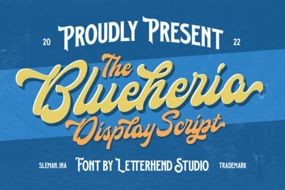 Blueheria: A Versatile Script Font for Crafters