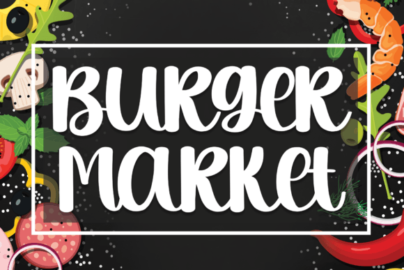 Burger Market: A Casual Handwritten Font for Editorial Personality