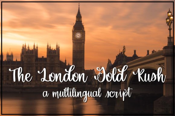 Exploring The London Gold Rush: A Script Font for Editorial Mood