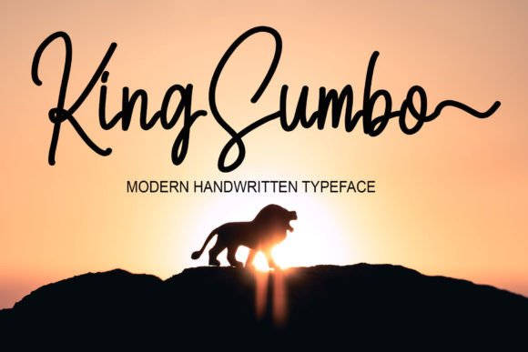King Sumbo: A Script Font for Captivating Campaigns
