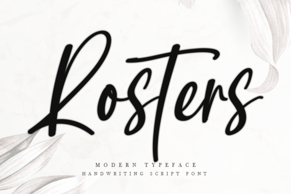 Rosters: The Handwritten Font Crafters Trust