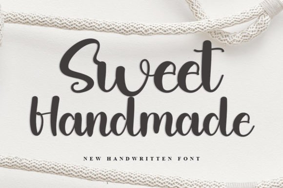 Sweet Handmade: A Handwritten Font for Digital Design