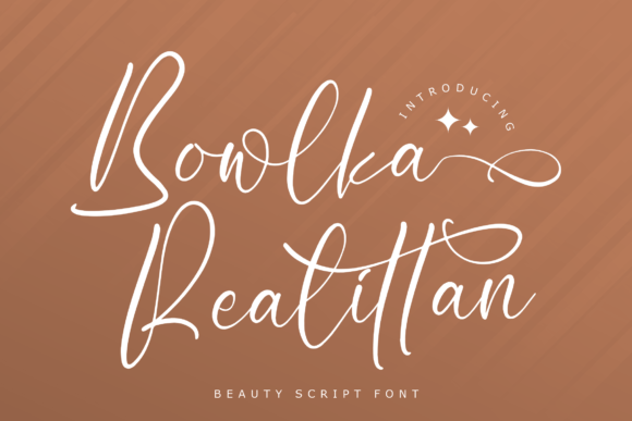 The Elegant Script: Bowlka Realittan for Editorial Design