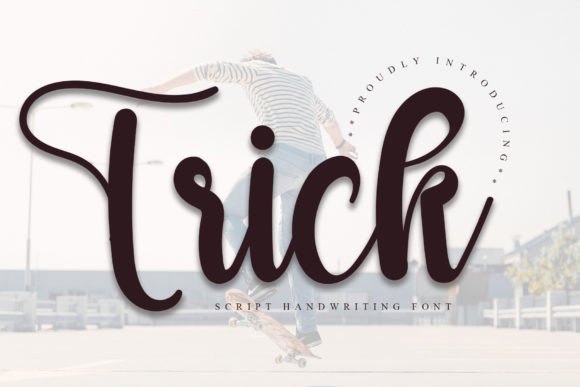 Trick: A Handwritten Script Font for Editorial Elegance