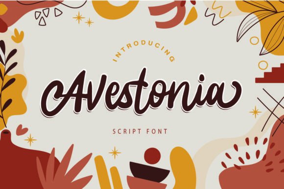 Using Avestonia Script Font in Website Design