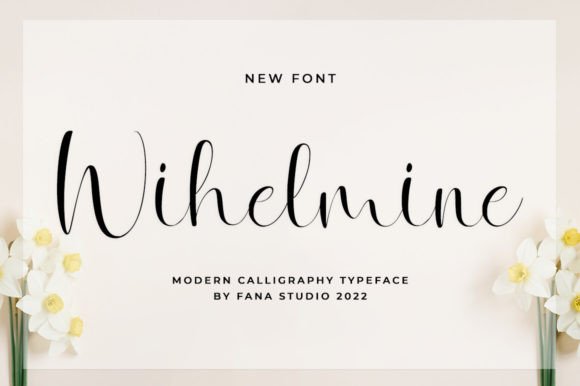 Wihelmine: A Script Font for Editorial Elegance