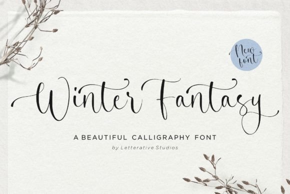 Winter Fantasy: A Font Designed for Editorial Dreams