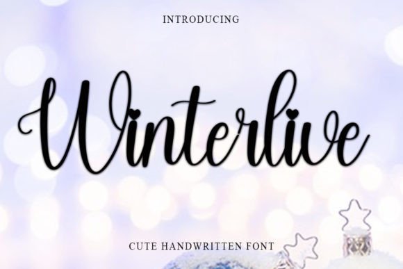 Winterlive: A Handwritten Font for Elegant Modern Branding